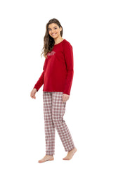 MOD Women Round Neck Pajama Set